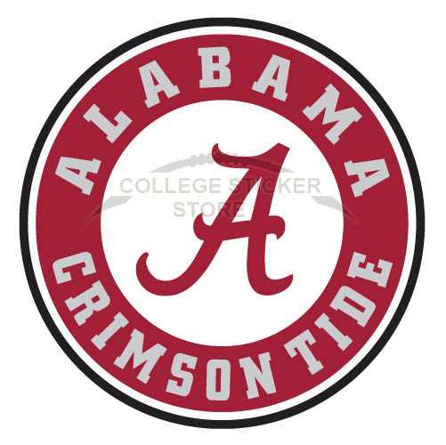 Customs 2004-Pres Alabama Crimson Tide Primary Iron-on Transfers (Wall Stickers)NO.3707